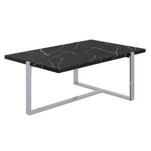 !nspire Veno Coffee Table Black/Silver Granite/Paper Veneer/Metal