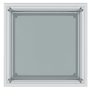 Worldwide Home Furnishings Casini-coffee Table - Stylish Contemporary Modular Design For Versatile Living Room Layouts Silver Metal,Glass 301-632ch_L