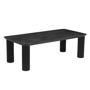 Worldwide Home Furnishings Sangra-coffee Table - Durable Solid Mango Wood With Chic Design For A Stylish Living Room Upgrade Black Solid Wood 301-751blk