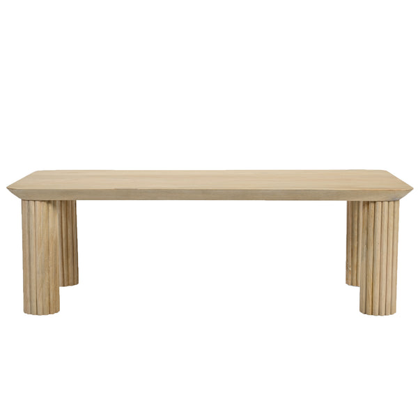 Worldwide Home Furnishings Sangra-coffee Table - Durable Solid Mango Wood With Chic Design For A Stylish Living Room Upgrade Natural Solid Wood 301-751nat