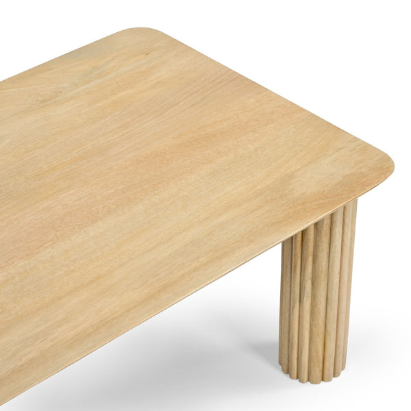 Worldwide Home Furnishings Sangra-coffee Table - Durable Solid Mango Wood With Chic Design For A Stylish Living Room Upgrade Natural Solid Wood 301-751nat