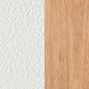 English Elm Bryant Ivory Boucle Accent Arm Chair with Sharp Angles, Textured Modern Upholstery for Living Spaces B062P299868