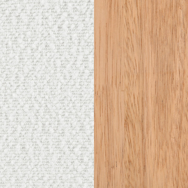 English Elm Bryant Ivory Boucle Accent Arm Chair with Sharp Angles, Textured Modern Upholstery for Living Spaces B062P299868