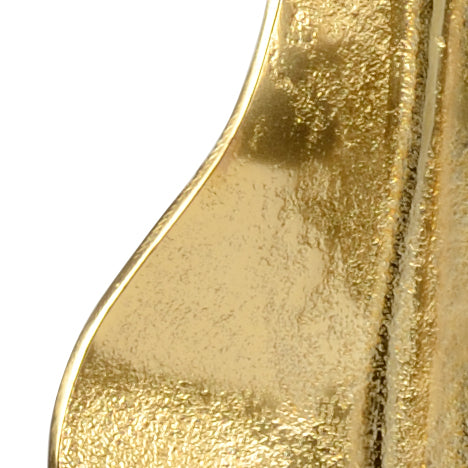 Wildwood Banana Sculptural Leaf Accent In Gold On Black Marble Base — 20.5" Tall Luxe Decorative Piece For Mantels 301141