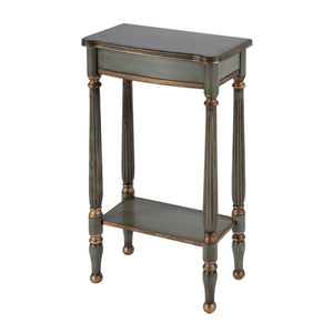 Butler Specialty Whitney Elegant Rectangular Wood Console Table With Lower Open Shelf For Stylish Home Accents Pastel Green Rubberwood,Cherry Veneer,Mdf 3011482-butler