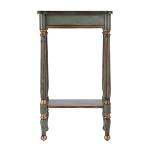 Butler Specialty Whitney Elegant Rectangular Wood Console Table With Lower Open Shelf For Stylish Home Accents Pastel Green Rubberwood,Cherry Veneer,Mdf 3011482-butler