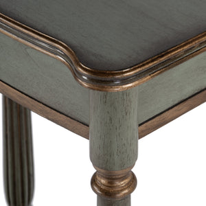Butler Specialty Whitney Elegant Rectangular Wood Console Table With Lower Open Shelf For Stylish Home Accents Pastel Green Rubberwood,Cherry Veneer,Mdf 3011482-butler