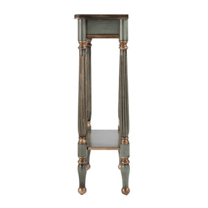 Butler Specialty Whitney Elegant Rectangular Wood Console Table With Lower Open Shelf For Stylish Home Accents Pastel Green Rubberwood,Cherry Veneer,Mdf 3011482-butler