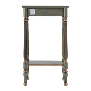 Butler Specialty Whitney Elegant Rectangular Wood Console Table With Lower Open Shelf For Stylish Home Accents Pastel Green Rubberwood,Cherry Veneer,Mdf 3011482-butler