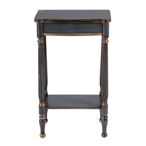 Butler Specialty Whitney Elegant Rectangular Wood Console Table With Lower Open Shelf For Stylish Home Accents Pastel Blue Rubberwood,Cherry Veneer,Mdf 3011483-butler