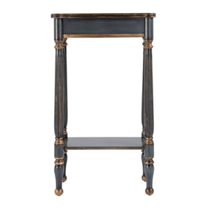 Butler Specialty Whitney Elegant Rectangular Wood Console Table With Lower Open Shelf For Stylish Home Accents Pastel Blue Rubberwood,Cherry Veneer,Mdf 3011483-butler