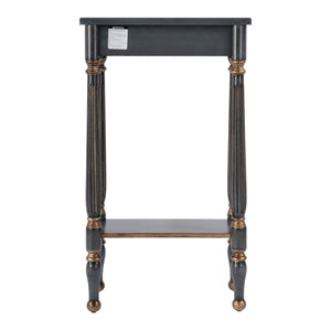 Butler Specialty Whitney Elegant Rectangular Wood Console Table With Lower Open Shelf For Stylish Home Accents Pastel Blue Rubberwood,Cherry Veneer,Mdf 3011483-butler