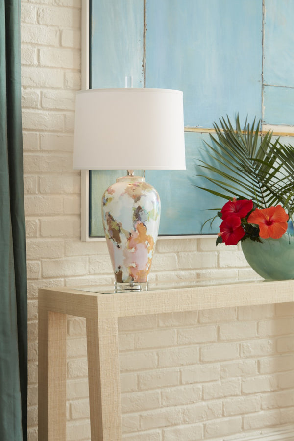 Wildwood Xanadu Teal Porcelain Vase Small — 9.5" Sculptural Organic Silhouette, Multi-Tonal Handcrafted Glaze Accentpiece 301205