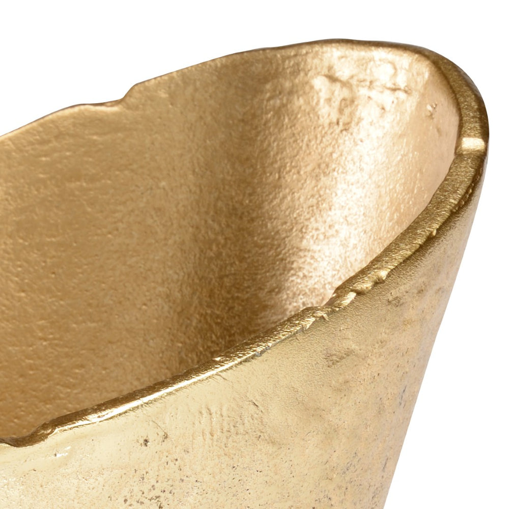 Wildwood Lawrence Brass-Plated Champagne Chiller Bucket — Vintage-Inspired, Lightweight Aluminum For Parties 301258