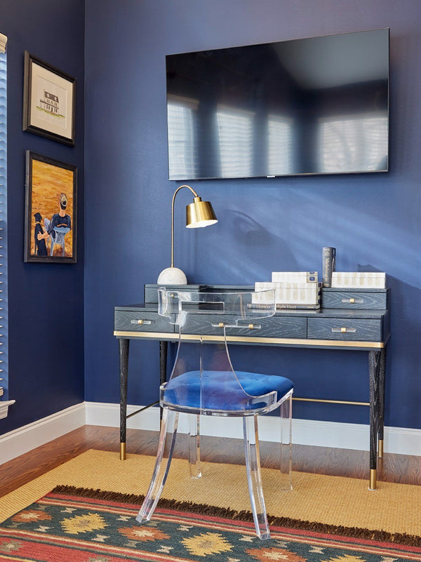 Wildwood Mozart Hand-Inlaid Bone Boxes With Cobalt Blue Accents — Coastal-Modern Storage For Jewelry & Decor 301315