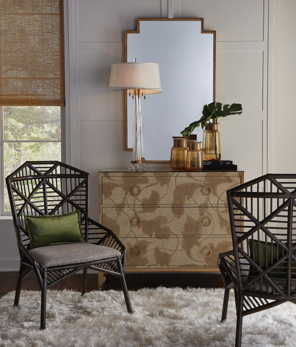 Wildwood Fiona Antique Gold Rectangular Wall Mirror 49"X30.75" – Iron Frame, Cut-Out Corners, Ready-To-Hang 301344