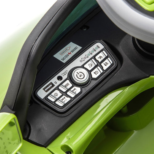 English Elm 12v Licensed Volkswagen Beetle Ride on Car with Remote Control and Suspension for Kids Green W1578P418186