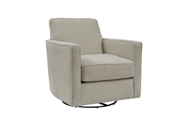 Fusion Nolte Cherie Pearl Swivel Glider Chair In Beige - Stylish, Durable, 360° Motion For Ultimate Comfort Beige W ,92% Polyester,8% Acrylic 402g Cherie Pearl Swivel Glider