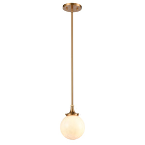 Beverly Hills 6'' Wide 1-Light Mini Pendant - Satin Brass 30145/1 Elk Lighting