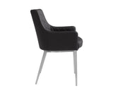 Chase Dining Armchair - Black 30152 Sunpan