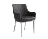 Chase Dining Armchair - Black 30152 Sunpan