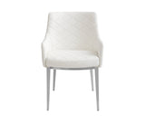 Chase Dining Armchair - White 30156 Sunpan