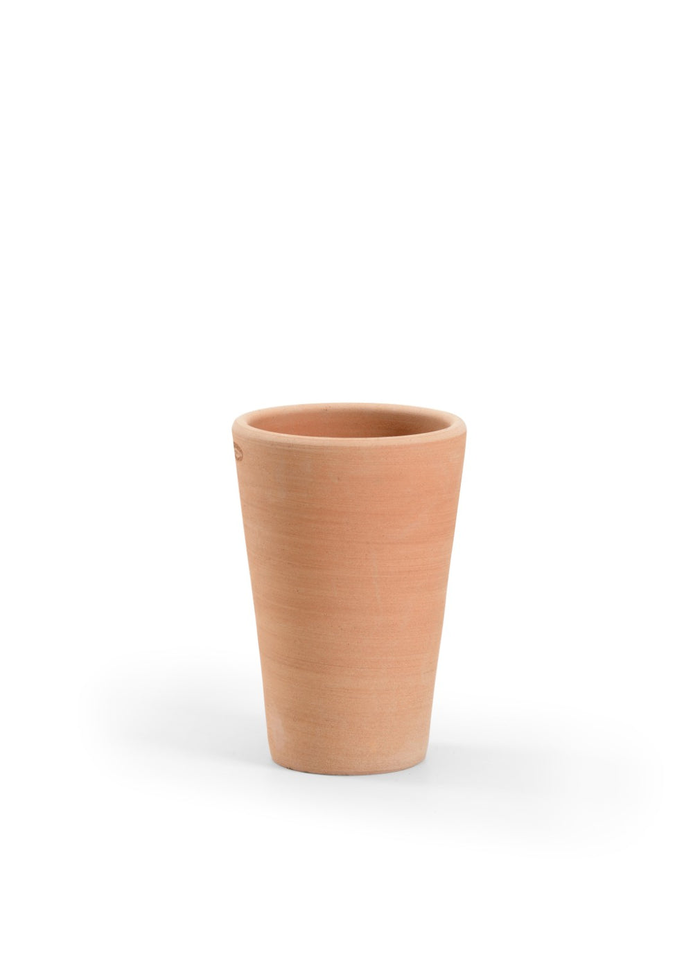 Wildwood Impruneta Small Cylinder Planter — Handcrafted Tuscan Terracotta, Frost-Resistant, Natural Patina, Versatile Decor Orange 301727