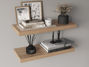 English Elm Ecco Modern Floating Shelves Set Of 2 – Stylish Space-Saving Wall Decor For Home & Office Use B070P238862