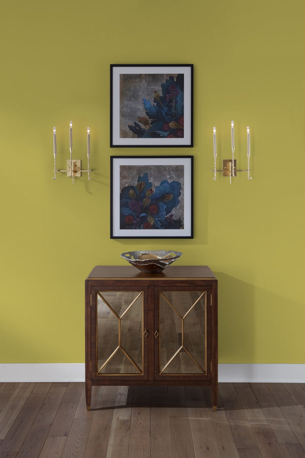 Wildwood Van Sinderen Bowl — Large Sculptural Centerpiece In Dual-Tone Nickel & Gold, Cast Aluminum Art Piece 5.5h x 18w x 18d 301790