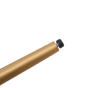 English Elm Christopher Knight Home® - Modern Upholstered Dining Chair with Gold-Tip Accents, Metal Armrests, Heathered Fabric, Set of Two Beige,Black 35.75 L x 22.75 W x 22.5 H N776P195378B