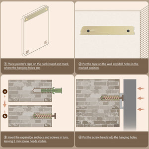 English Elm Black Bathroom Wall Mirror 40x32" Rectangle with Rounded Corners, Anti-Rust Aluminum Frame, Shatterproof Glass T3177P296179