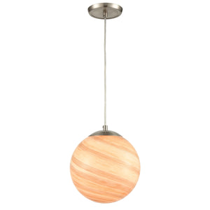 Planetario 10'' Wide 1-Light Mini Pendant - Satin Nickel 30190/1 Elk Lighting