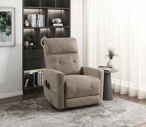 English Elm Power Lift Recliner with Massage Heat and Microfiber Upholstery for Living Room B011P262310