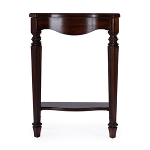 Butler Specialty Cheshire Console Table: Elegant Wood Design With Open Shelf And Ballerina-inspired Legs For Your Space Dark Brown Fiberboard,Resin,Poplar Wood,Cherry Veneer 3020024-butler