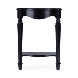 Butler Specialty Cheshire Console Table: Elegant Wood Design With Open Shelf And Ballerina-inspired Legs For Your Space Black Fiberboard,Resin,Poplar Wood,Cherry Veneer 3020111-butler