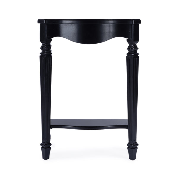 Butler Specialty Cheshire Console Table: Elegant Wood Design With Open Shelf And Ballerina-inspired Legs For Your Space Black Fiberboard,Resin,Poplar Wood,Cherry Veneer 3020111-butler