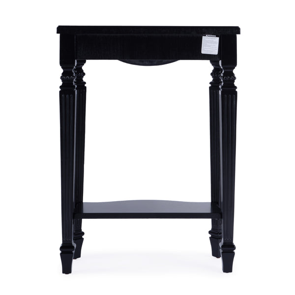 Butler Specialty Cheshire Console Table: Elegant Wood Design With Open Shelf And Ballerina-inspired Legs For Your Space Black Fiberboard,Resin,Poplar Wood,Cherry Veneer 3020111-butler