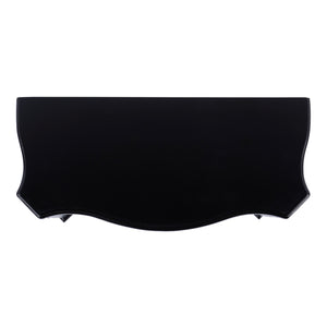 Butler Specialty Cheshire Console Table: Elegant Wood Design With Open Shelf And Ballerina-inspired Legs For Your Space Black Fiberboard,Resin,Poplar Wood,Cherry Veneer 3020111-butler