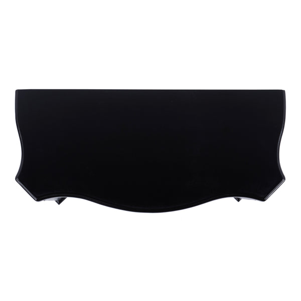 Butler Specialty Cheshire Console Table: Elegant Wood Design With Open Shelf And Ballerina-inspired Legs For Your Space Black Fiberboard,Resin,Poplar Wood,Cherry Veneer 3020111-butler