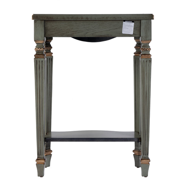 Butler Specialty Company Cheshire 22" Wood Console Table With Elegant Ballerina Legs For Home Decor Pastel Green Fiberboard,Resin,Poplar Wood,Cherry Veneer 3020482-butler