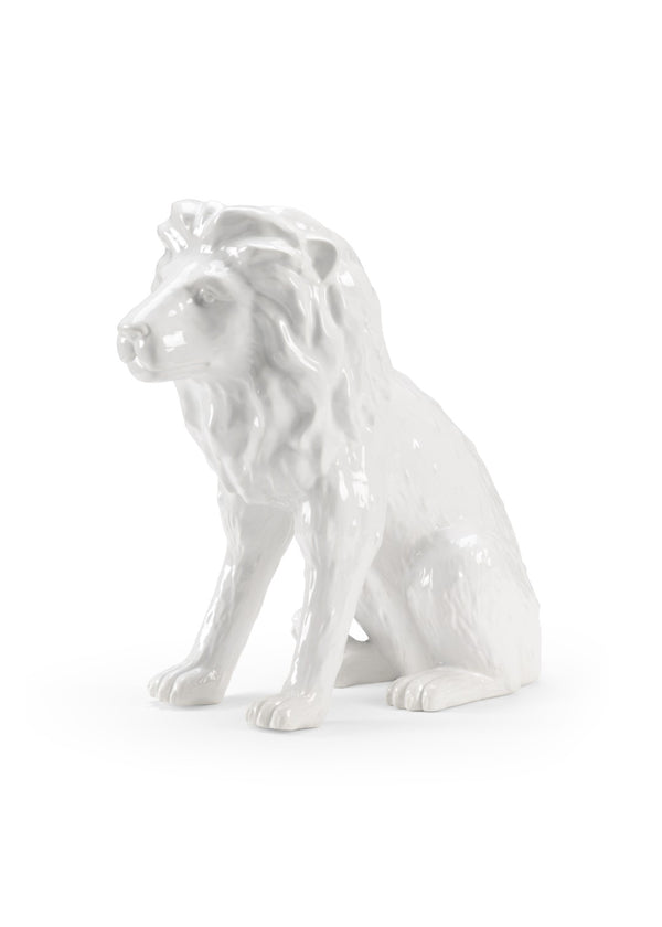 Wildwood Daniel Stately White Glazed Ceramic Planter 18"H — Sculptural Entryway Accent For Palms, Ferns, Patio Decor 302186