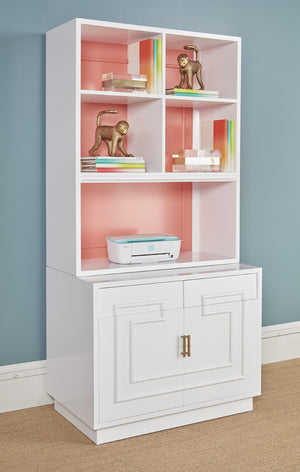 Wildwood Acrylic Clear Display Box With Brass Band Accent — Compact 4X8x4.75-Inches Jewelry Organizer For Home 302239