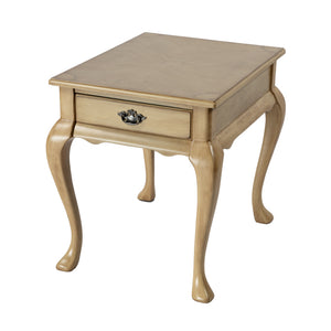 Grace Rectangular Wood 1 Drawer End Table 3022424 Beige Butler Specialty