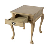 Grace Rectangular Wood 1 Drawer End Table 3022424 Beige Butler Specialty