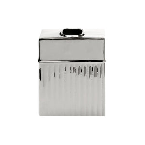 Wildwood Wallace Polished Nickel Tissue Box Cover — Slim Aluminum Rectangle 6"X5" For Elegant Home & Office Decor 302276