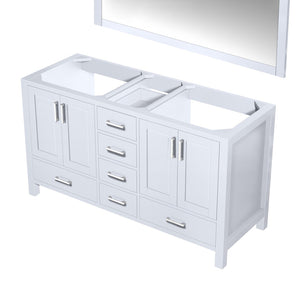 English Elm White Double Bath Vanity With 58" Mirror - Elegant Design, Ample Storage & Ready-To-Install Style B2731S00514-GIGA