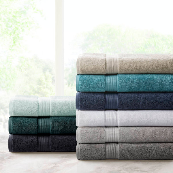 English Elm Ultra-Soft Cotton Bath Sheet Set 34x68 Inch 2-Pack - Plush, Highly Absorbent Towels for Home Spa Comfort Dark Green 18 L x 12.01 W x 6.25 H B035P294210