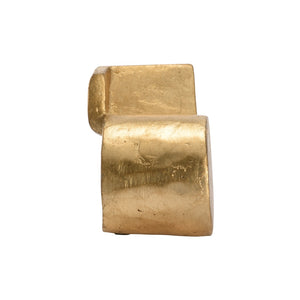 Wildwood Misquote Metallic Gold Sculptural Quote Cloud Accent — Playful, Modern Bar & Bookshelf DéCor Topper (98) 302310