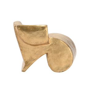 Wildwood Misquote Metallic Gold Sculptural Quote Cloud Accent — Playful, Modern Bar & Bookshelf DéCor Topper (98) 302310