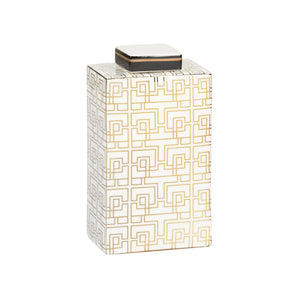 Celia Canister White/Cream, Gold 302438-WILDWOOD Wildwood